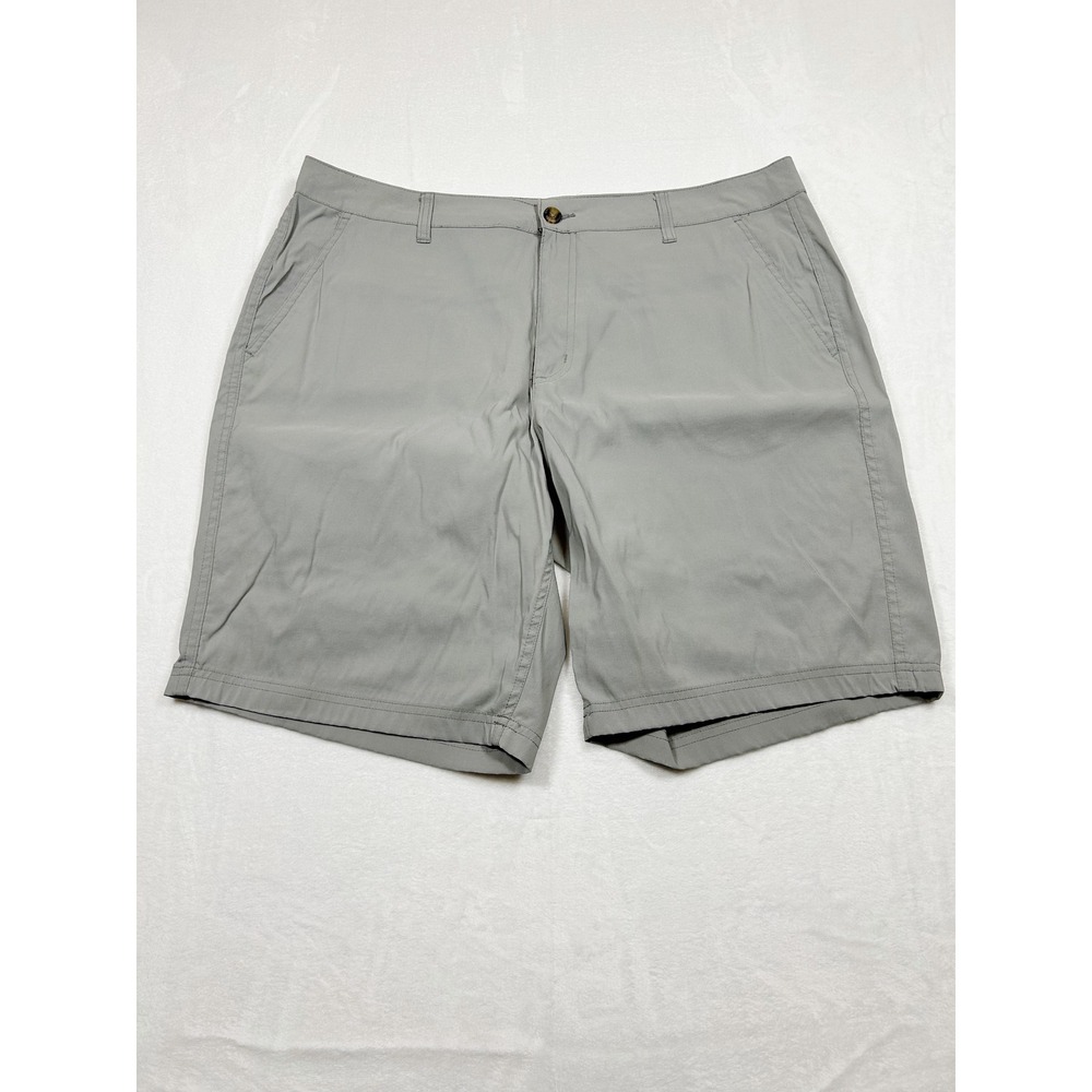 Eddie Bauer Mens Horizon Guide Shorts Gray Outdoor Hiking Stretch 38